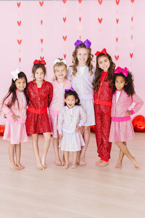 red-sequin-joggers Mila & Rose at Sophia's Style--4T--3